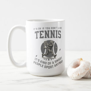 Smart Retro Tennis Sport Coffee Mug