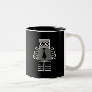 Smart Robot Two-Tone Coffee Mug