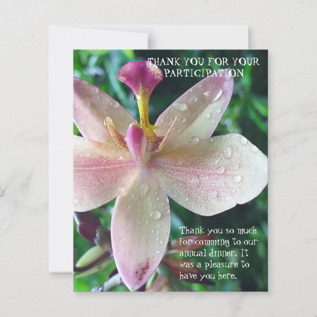 SMART SIMPLE DINNER THANK YOU CARD (Front)