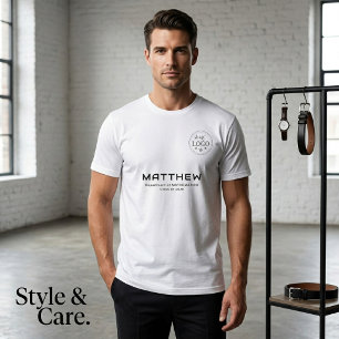 Smart Style Academic Tee with Informative Print