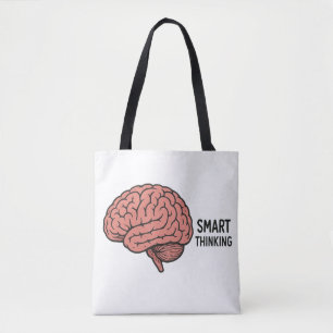 Smart Thinking The Power of the Brain Tote Bag