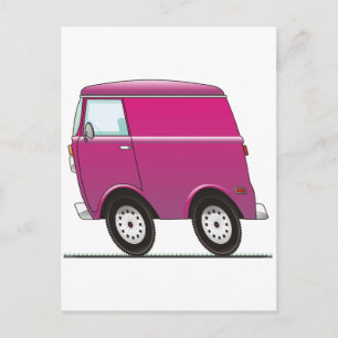 Smart Van Pink Postcard