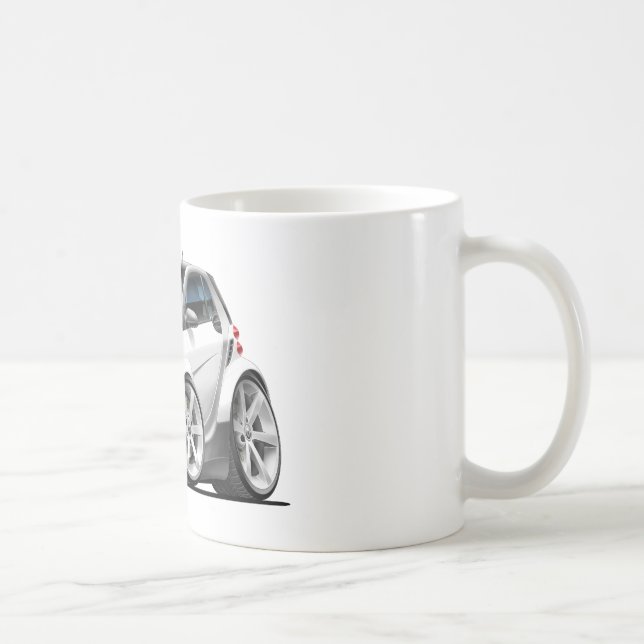 Smart White Car Coffee Mug (Right)