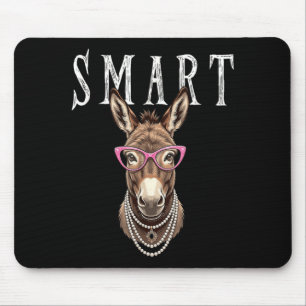 Smart With Gles Funny Sayings Smart-- Mouse Pad