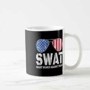 Smart Women Against Trump Funny Anti-trump 2024  Coffee Mug