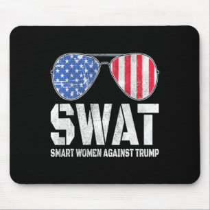 Smart Women Against Trump Funny Anti-trump 2024 Mouse Pad