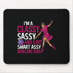 Smart Y Bowling Girl For Cly Bowler Bowling Women Mouse Pad