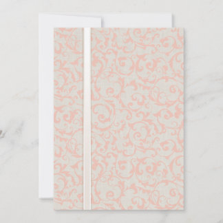SmartElegance Coral Wedding Invitation (P)