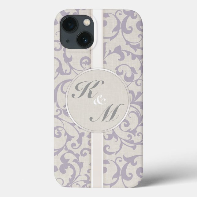 SmartElegance lavender Wedding Collection Case-Mate iPhone Case (Back)