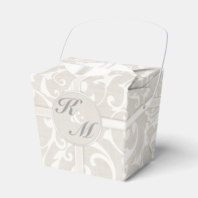 SmartElegance Natural Wedding Favour Boxes (Front Side)