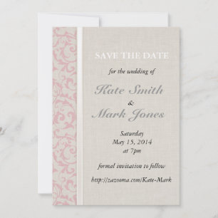 SmartElegance Pink Wedding Collection Save The Date
