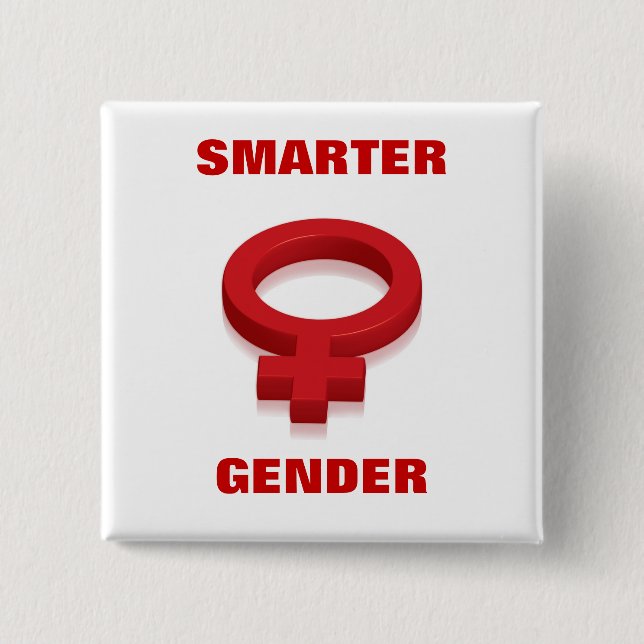 SMARTER GENDER Button (Front)