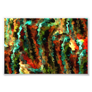 Smarter Wavy Abstract Modern Art 1.5 Photo Print