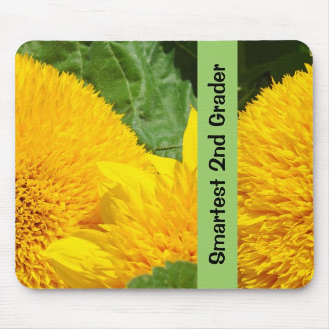Smartest 2nd Grader mousepads Grammar School Kids (Front)