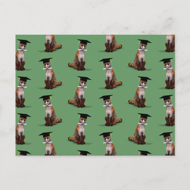 Smartest Fox In Town Postcard (Front)