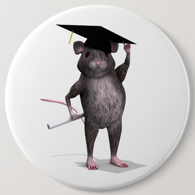 Smartest Rat In Town 6 Cm Round Badge (Front)