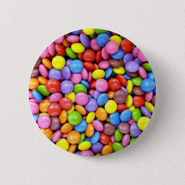 Smarties Background 6 Cm Round Badge (Front)