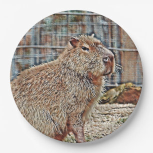 SmartMix Animal- Capybara Paper Plate
