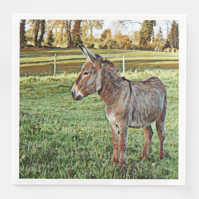smartmix animal- donkey 1 napkin (Front)