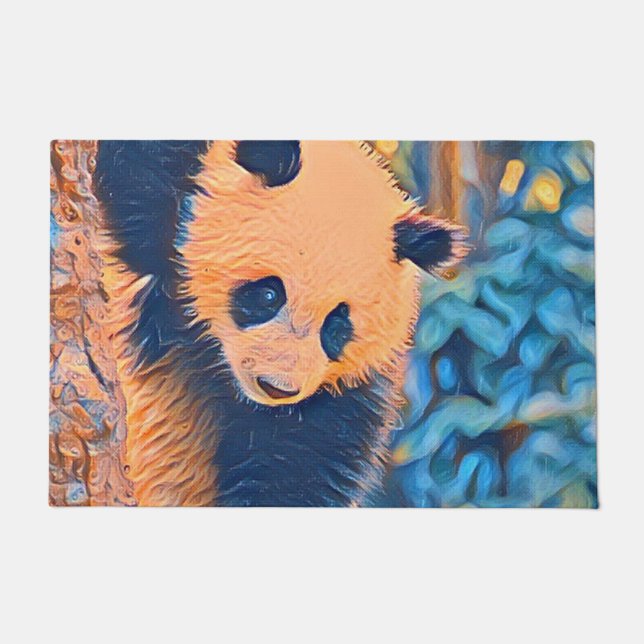 smartmix animal- panda doormat (Front)