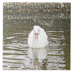 SmartMix Animal- Swan Ceramic Tile