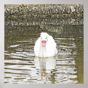 SmartMix Animal- Swan Poster
