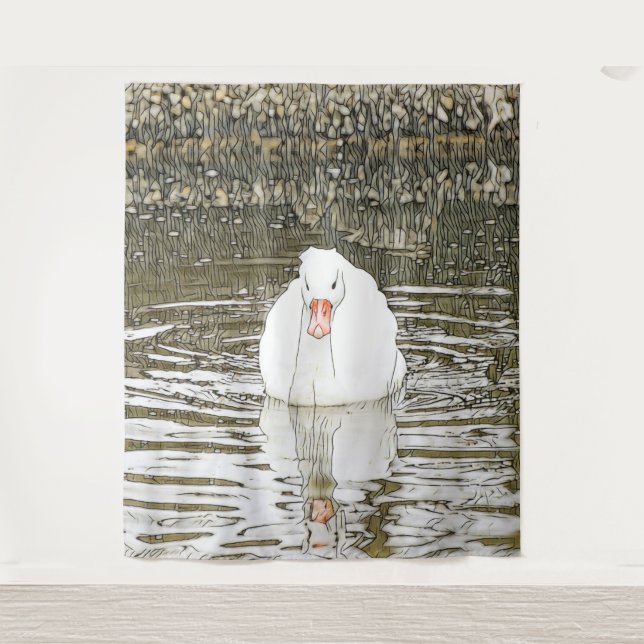 SmartMix Animal- Swan Tapestry (Front)