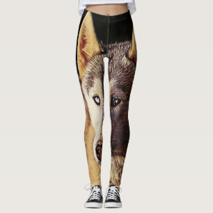 smartmix animal- wolf leggings