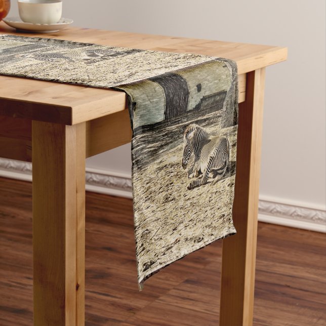 smartmix animal -zebra medium table runner (In Situ)