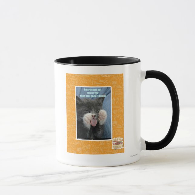 Smartmouth cat mug (Right)