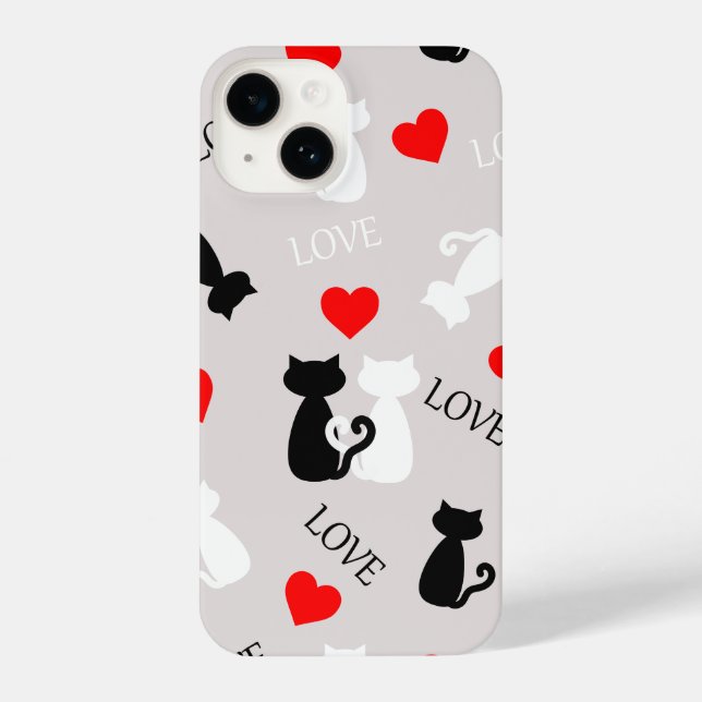 Smartphone case with cats (Back)