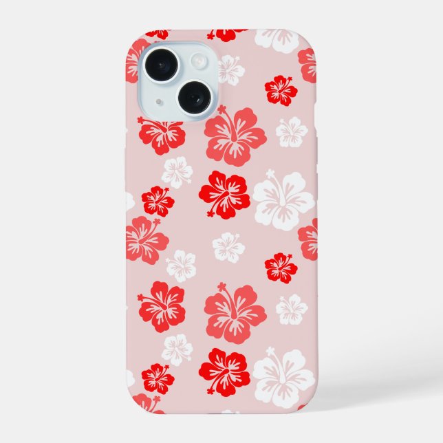 Smartphone case with floral pattern (Back)