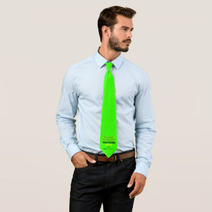 Smartphone Digital Humour Green Office Tie