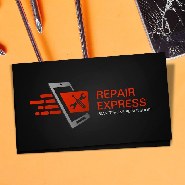 Smartphone Express Repair  Business Card (Creator Uploaded)