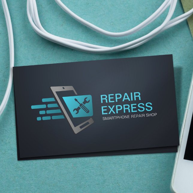 Smartphone Express Repair  Business Card (Creator Uploaded)