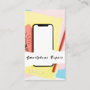 Smartphone Mobile Phone Repair Business Cards