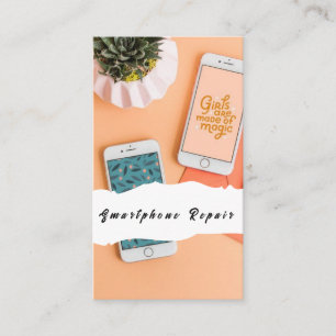 Smartphone Mobile Phone Repair Business Cards