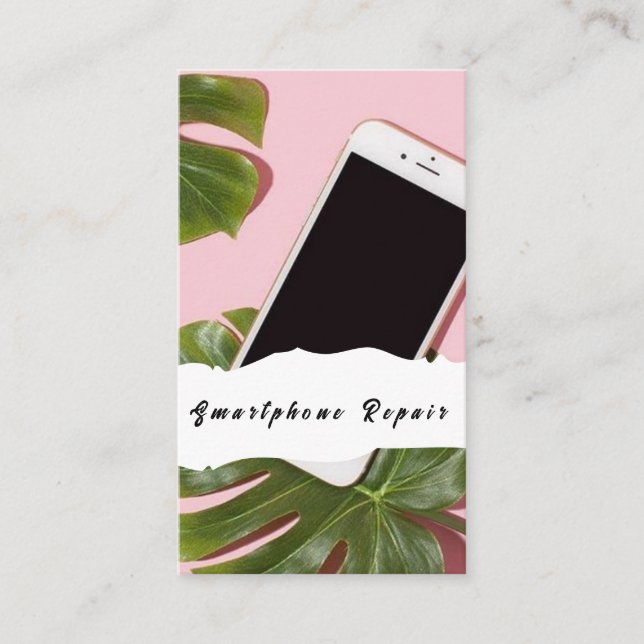 Smartphone Mobile Phone Repair Business Cards (Front)