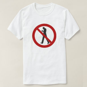 Smartphone Zombies Forbidden T-Shirt
