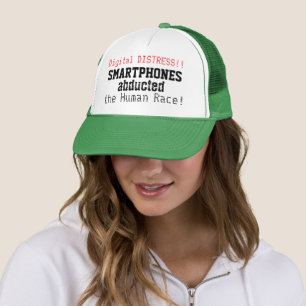Smartphones Abducted the Human Race Humour Trucker Hat