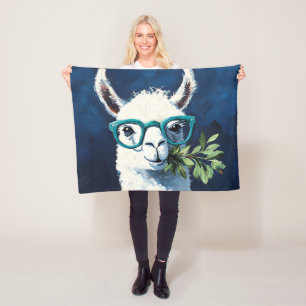 Smarty Llama Chic Fleece Blanket