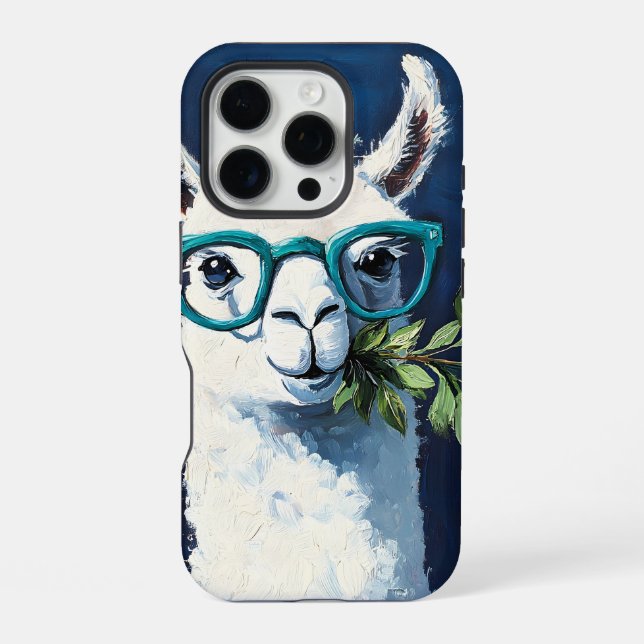 Smarty Llama Chic iPhone Case (Back)