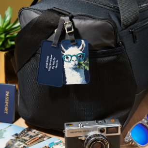 Smarty Llama Chic Luggage Tag