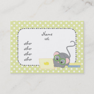Smarty Mouse Business Card