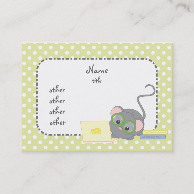 Smarty Mouse Business Card (Front)