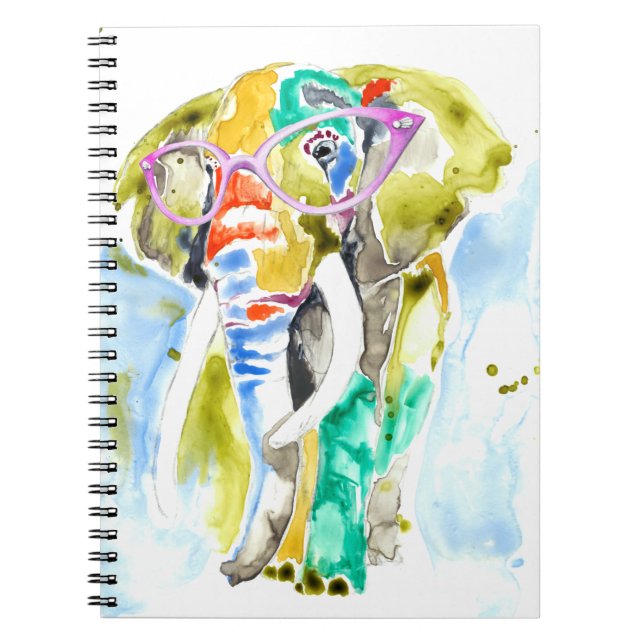 Smarty-Pants Elephant Notebook (Front)