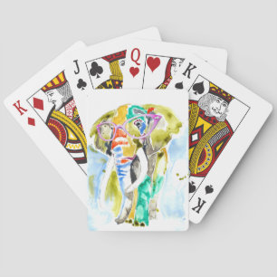Smarty-Pants Elephant Playing Cards