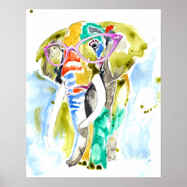 Smarty-Pants Elephant Poster (Front)