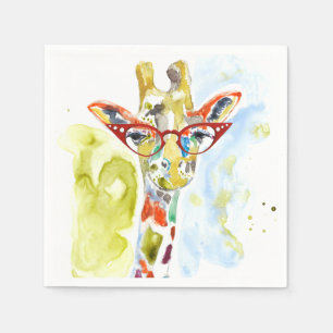 Smarty-Pants Giraffe Napkin
