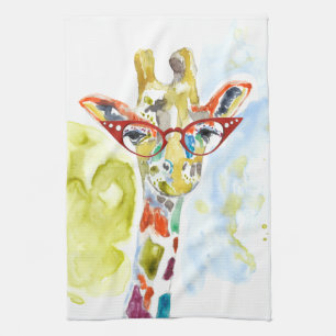 Smarty-Pants Giraffe Tea Towel
